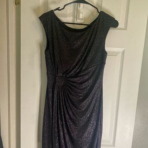 Connected Apparel Sparkle Black dress size 6